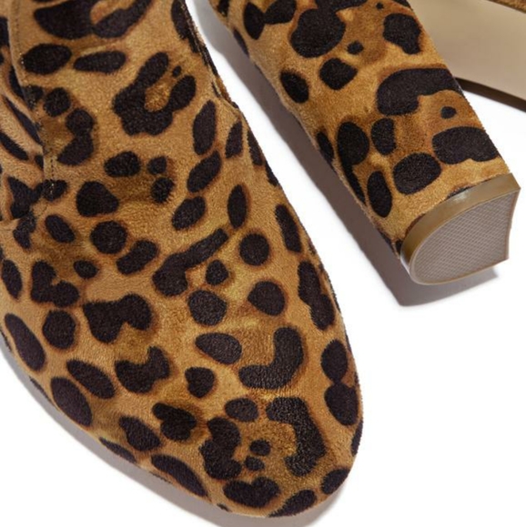 Isabella Leopard Print Thigh High Boots - Picture 6 of 6